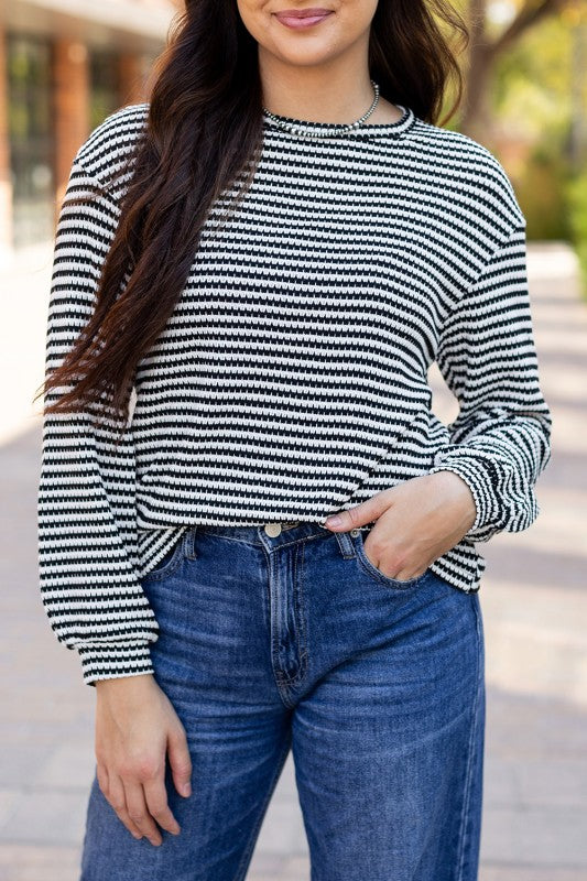 Elevated Striped Top