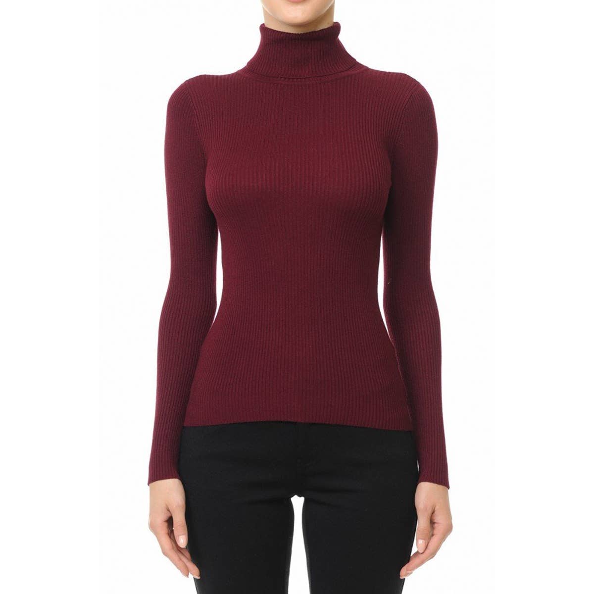 Refined Rib Turtleneck