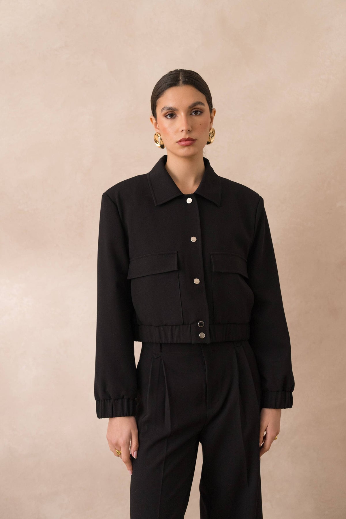 Noir Flight Jacket