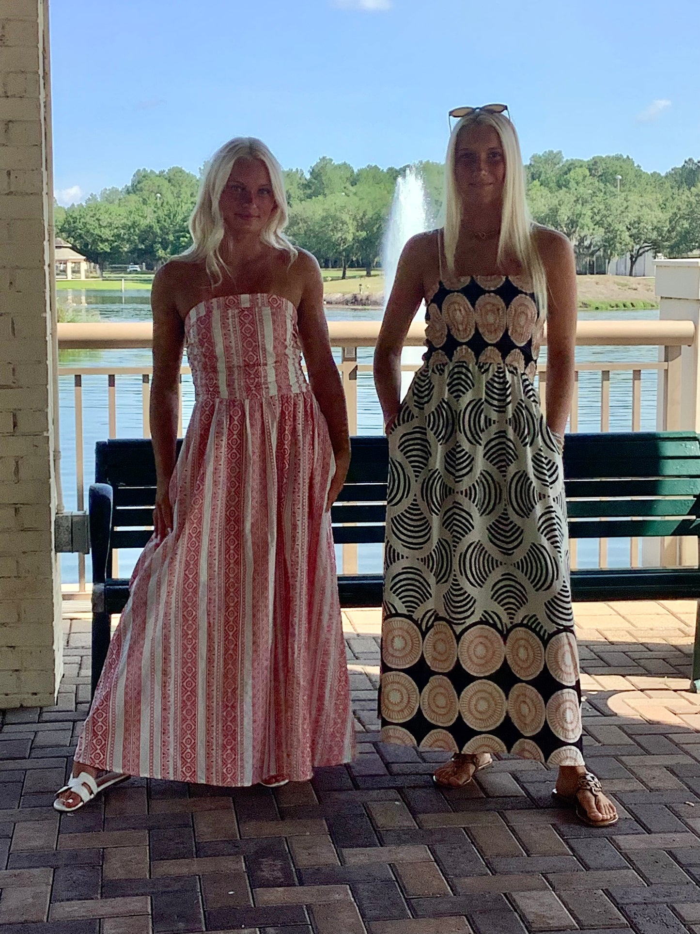 Serenity Shores Strapless Maxi