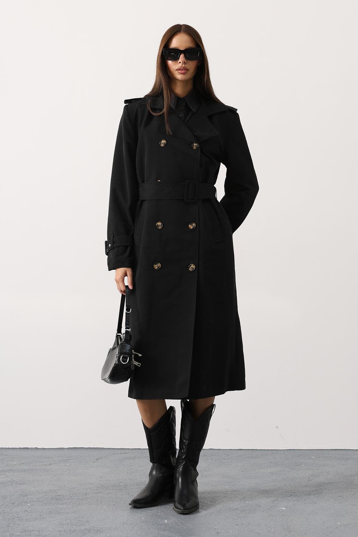 Midnight Edit Vintage Trench coat