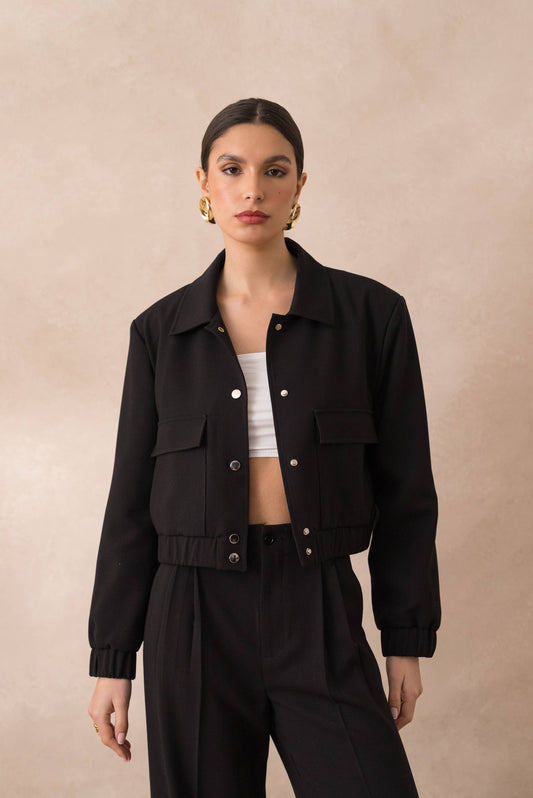 Noir Flight Jacket