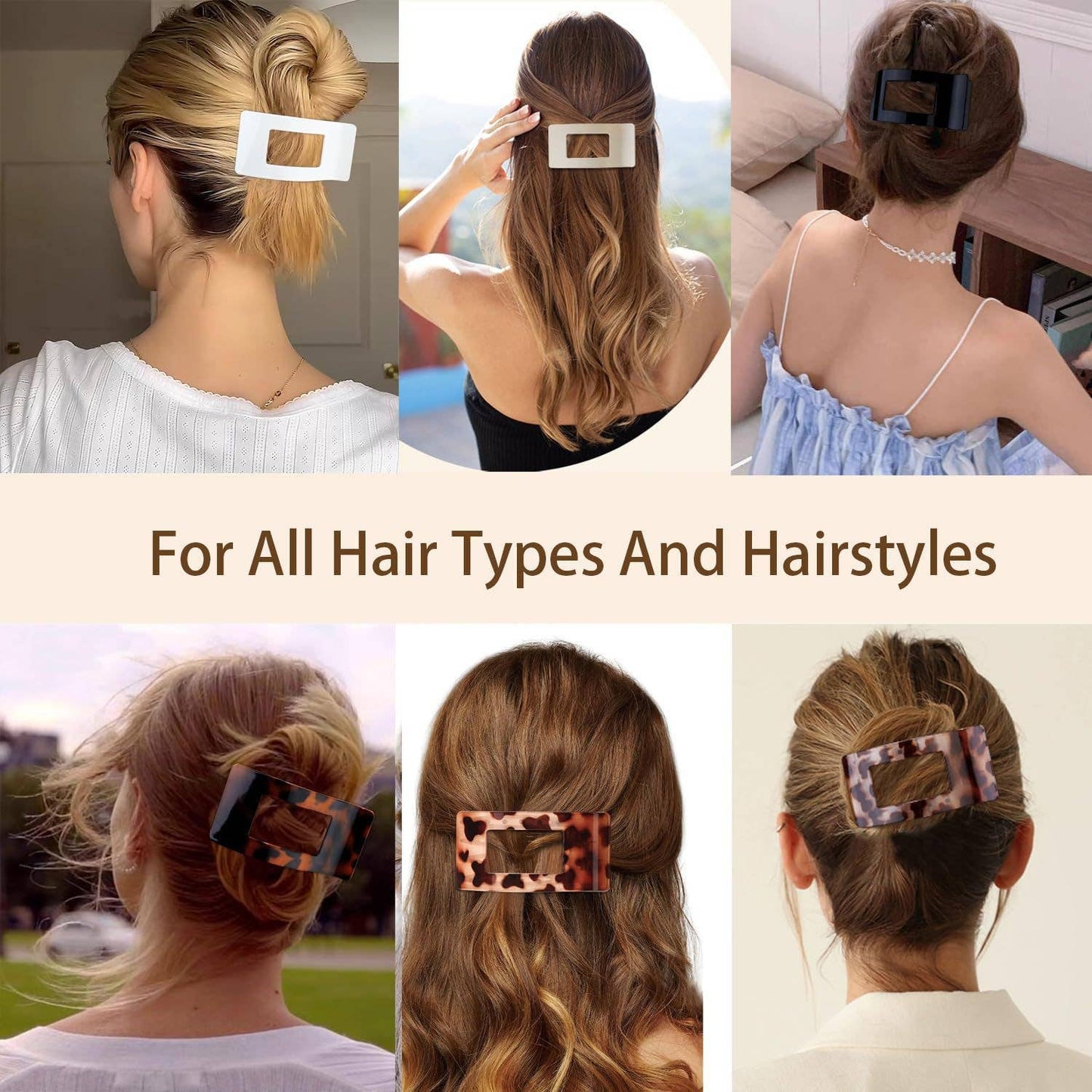 Vintage Luxe Flat Hair Clip