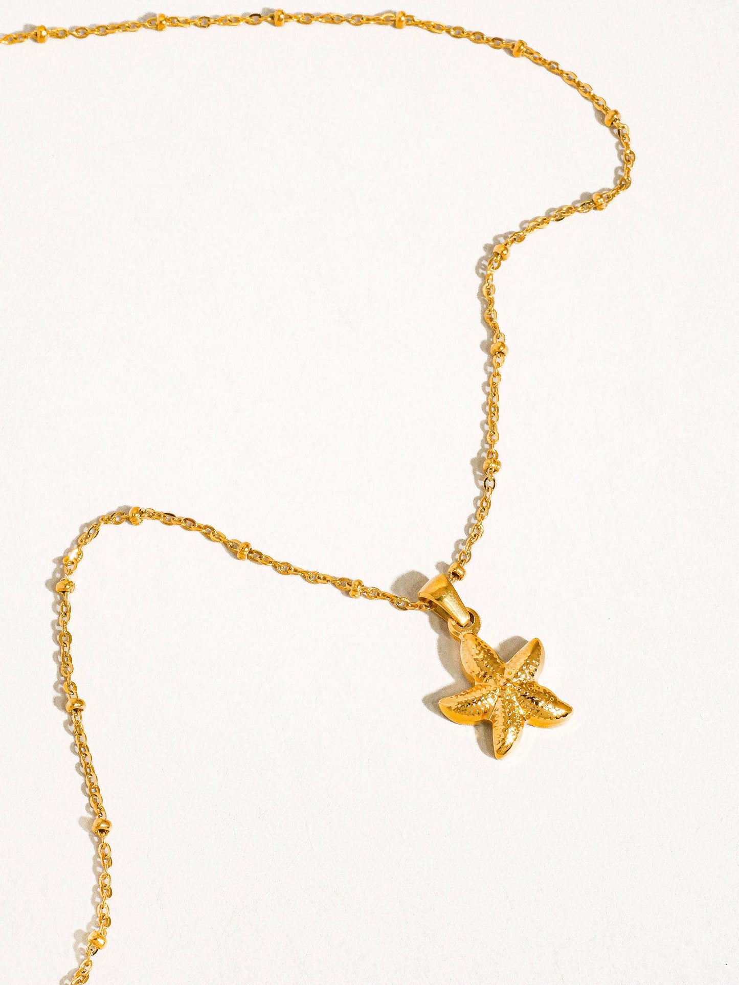 Astraia 18K Gold Non-Tarnish Star Necklace