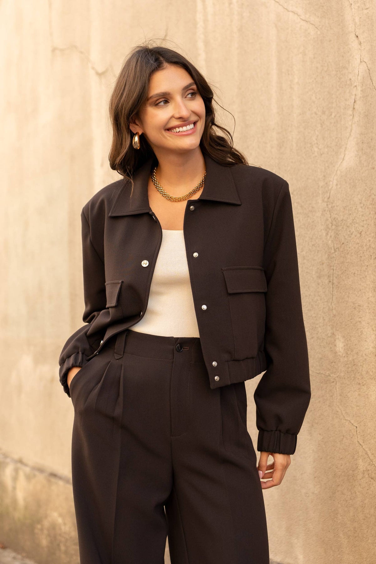 Noir Flight Jacket