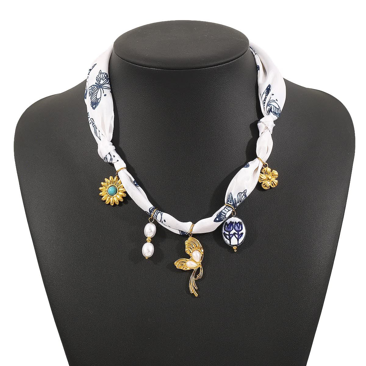 The Charm Scarf Necklace