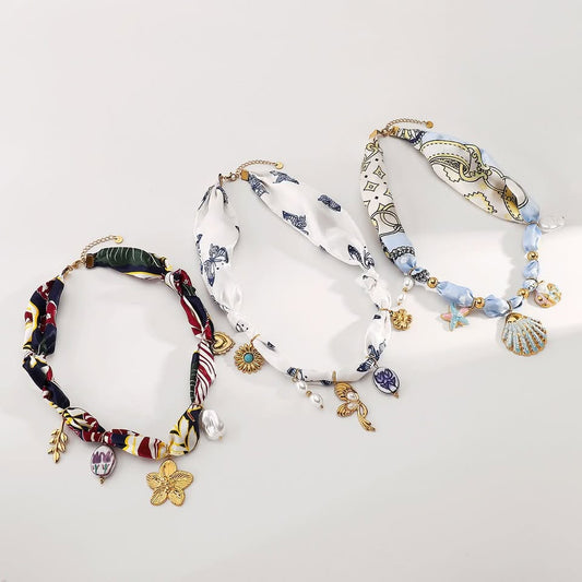 The Charm Scarf Necklace