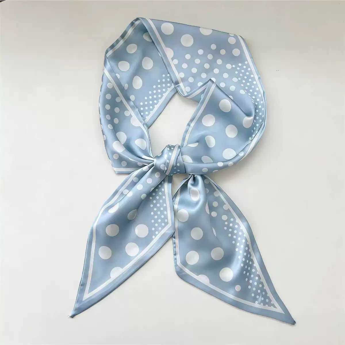 Petite Print Scarf Necklace