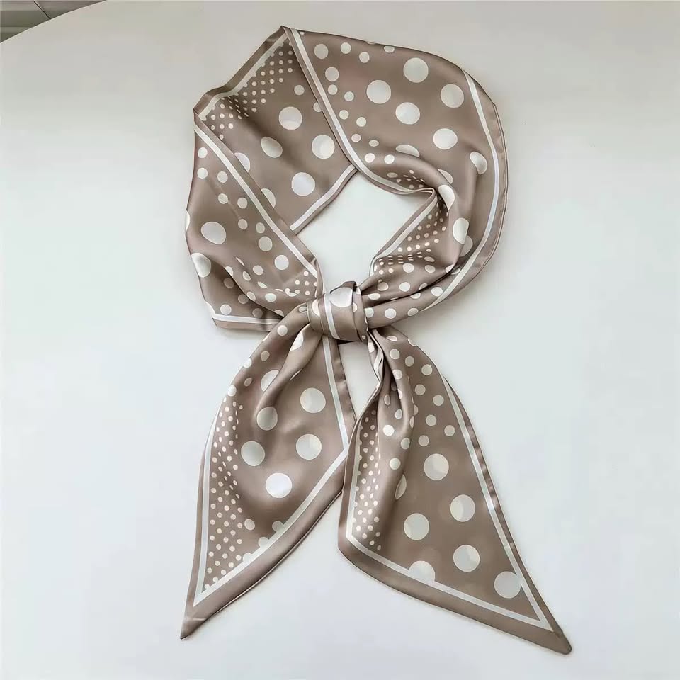 Petite Print Scarf Necklace