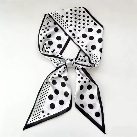 Petite Print Scarf Necklace