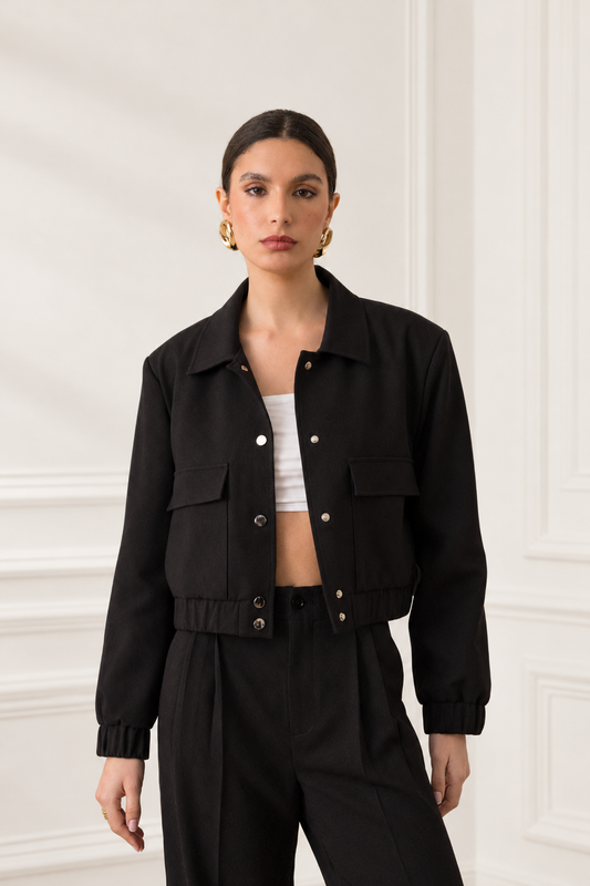 Noir Flight Jacket