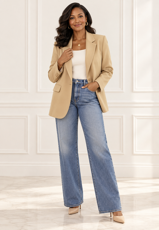 Effortless Long Sleeve Blazer