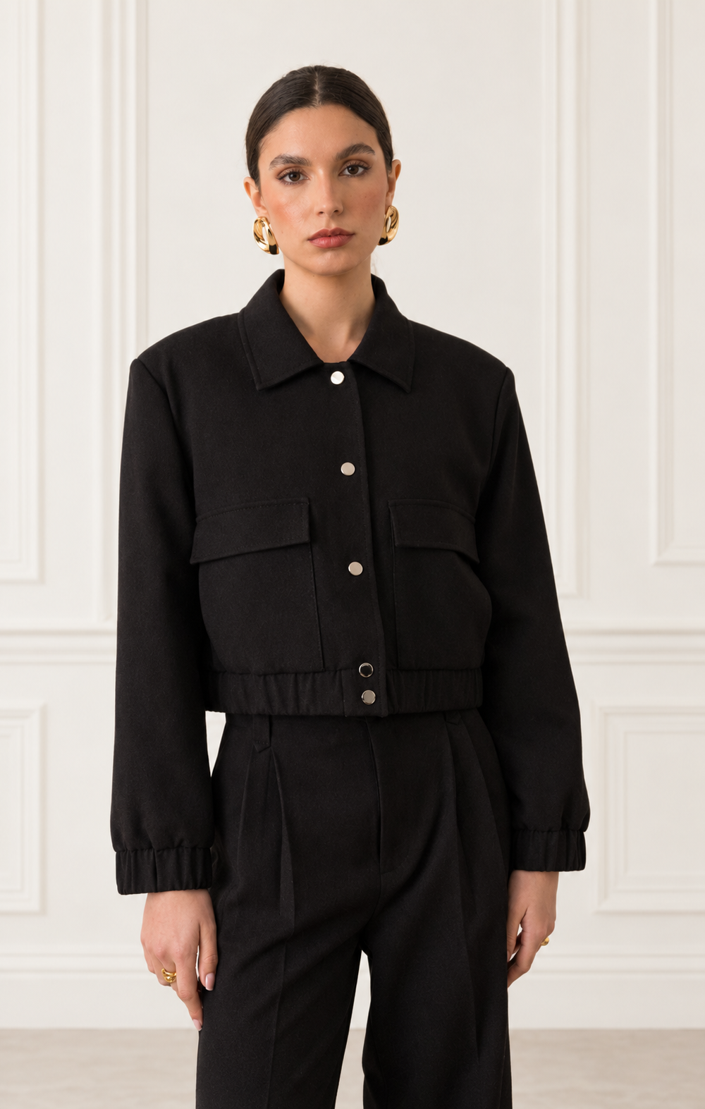 Noir Flight Jacket