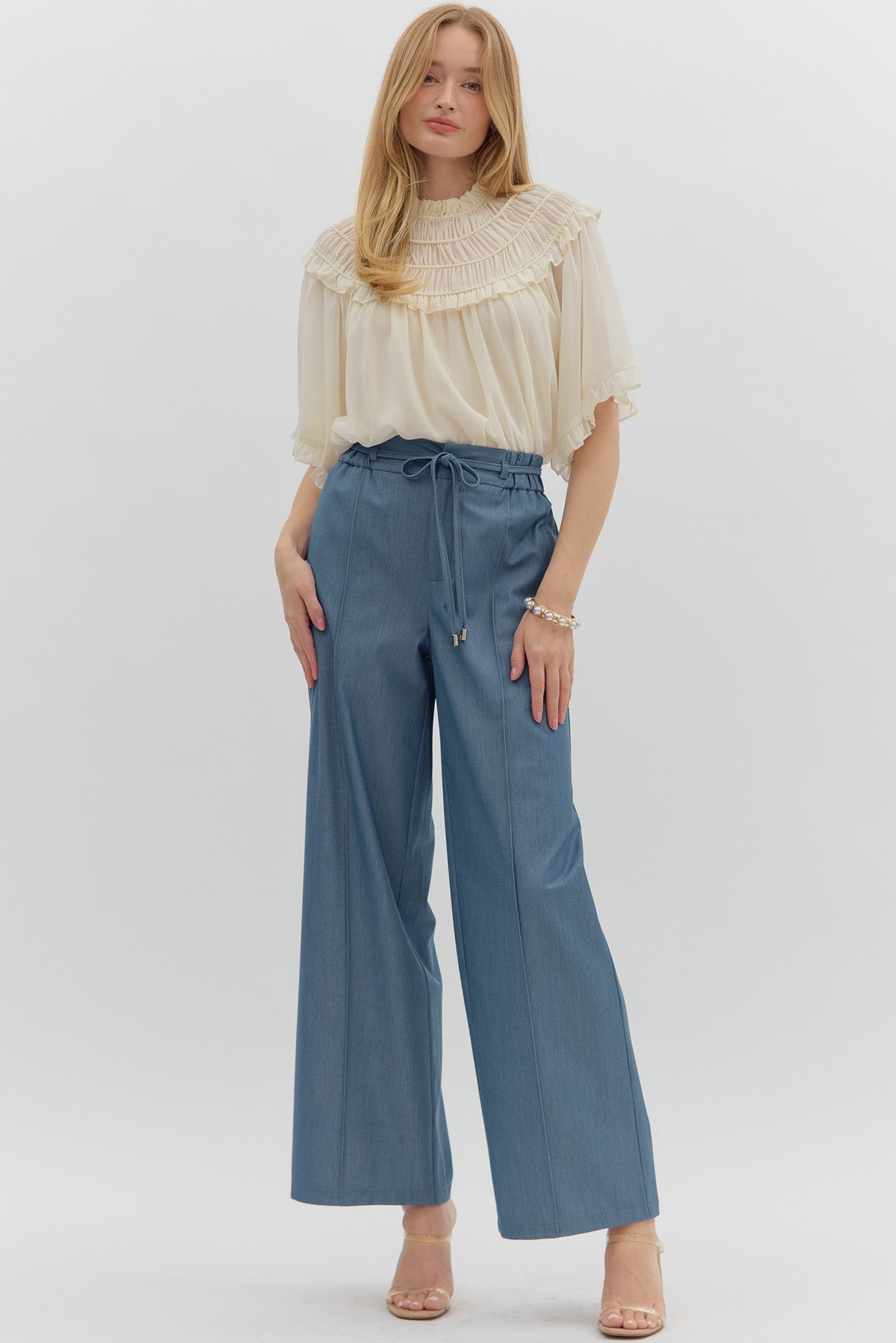 The Cloud Soft Denim Trouser