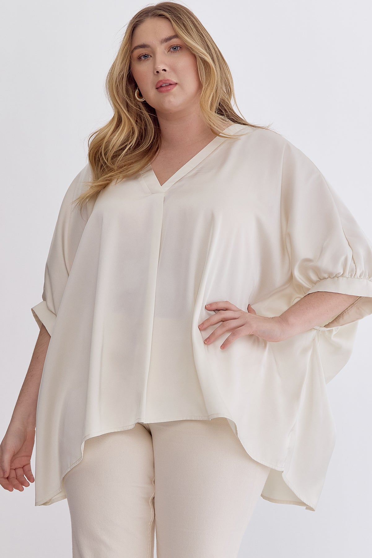 The Sienna Drape Blouse