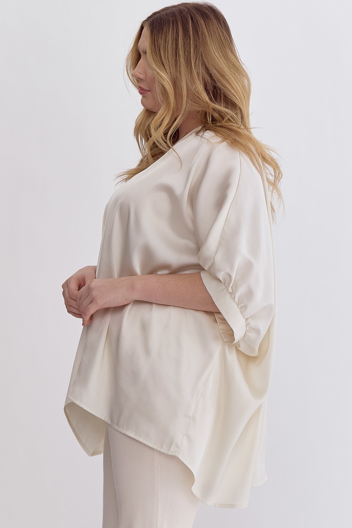 The Sienna Drape Blouse