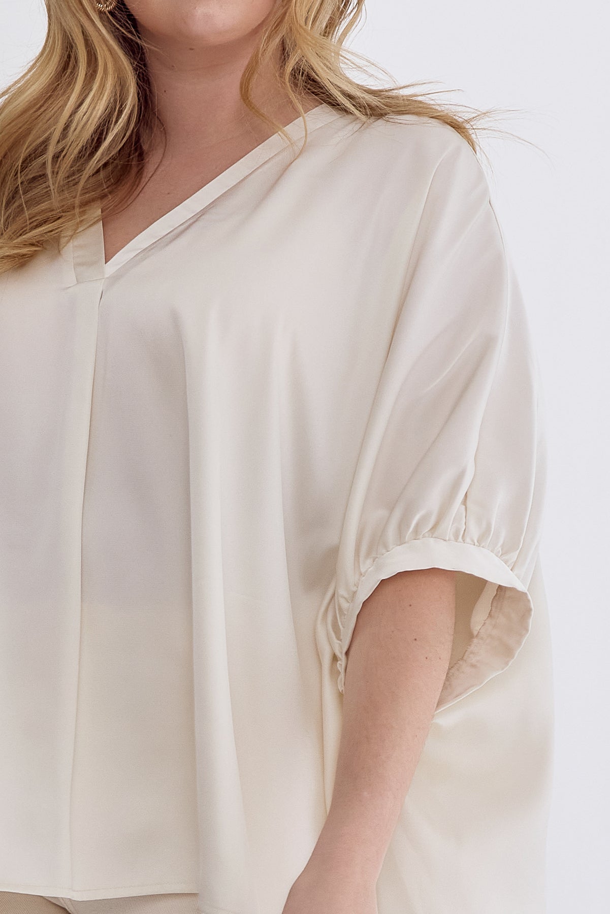 The Sienna Drape Blouse