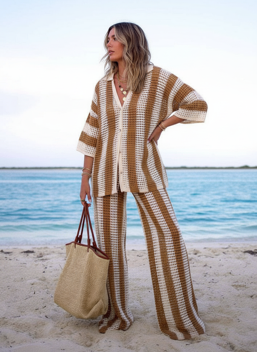 The Riviera Stripe Set