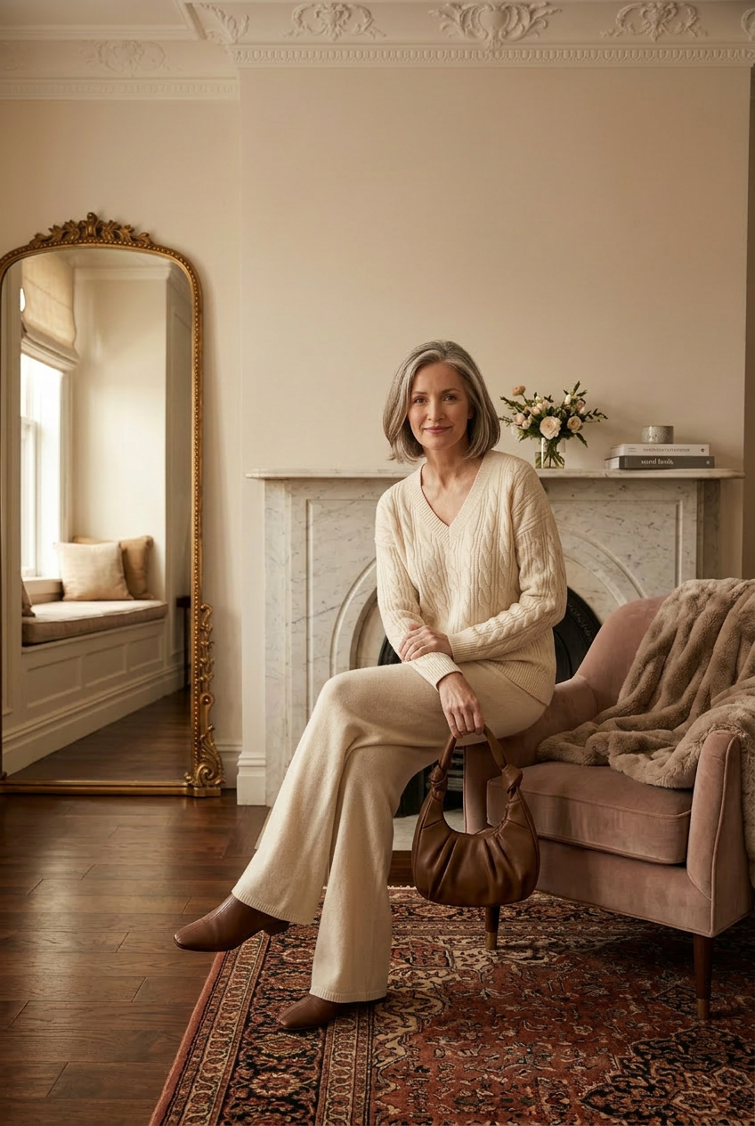 Cozy Cable Knit Lounge Set