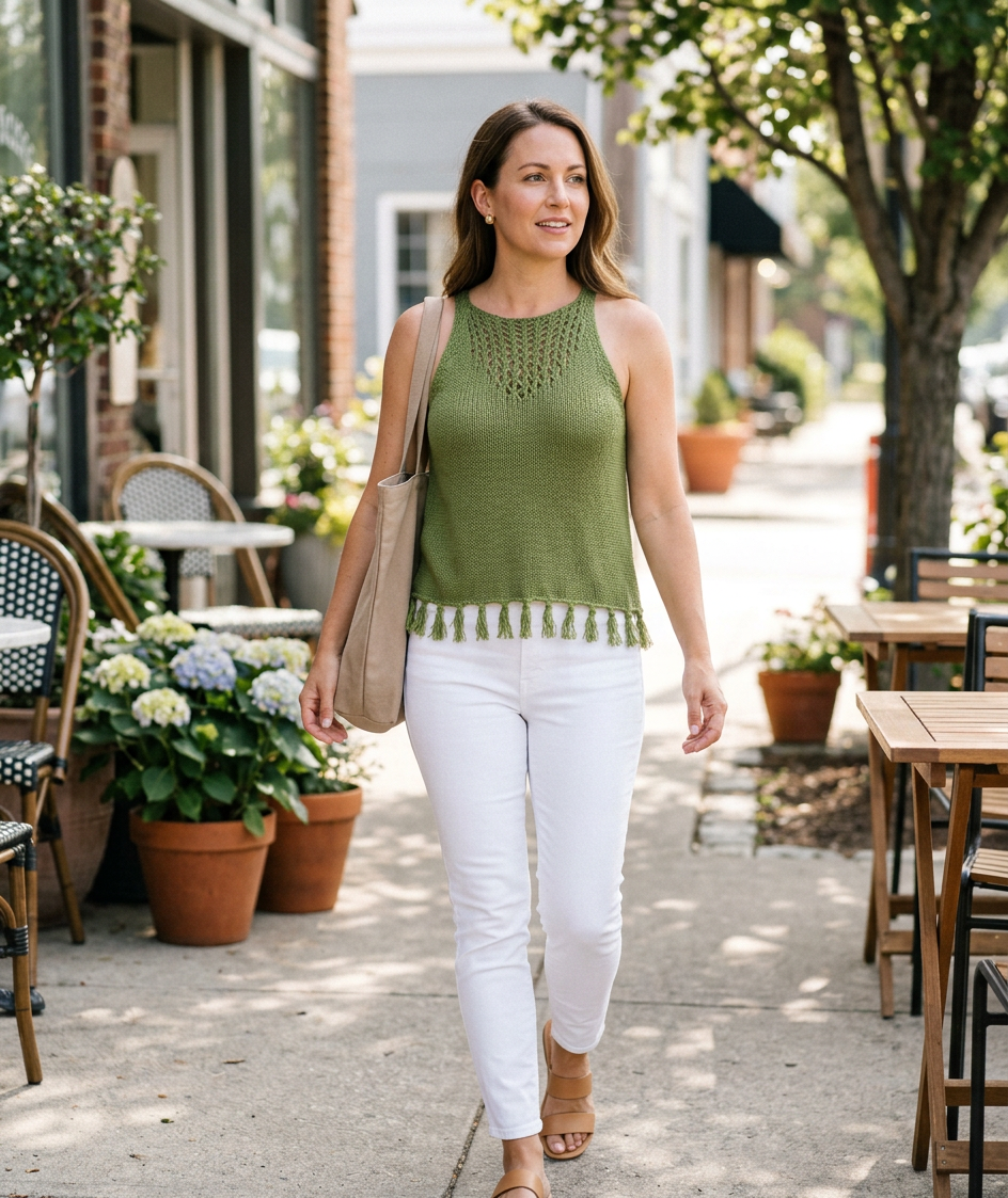The Harper Fringe Knit