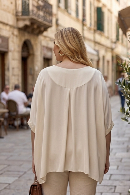 The Sienna Drape Blouse