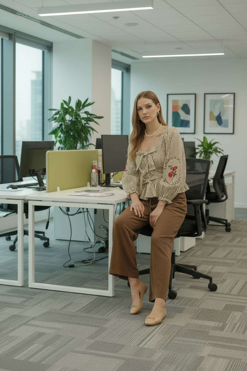 Soft Suede Drawstring Pant