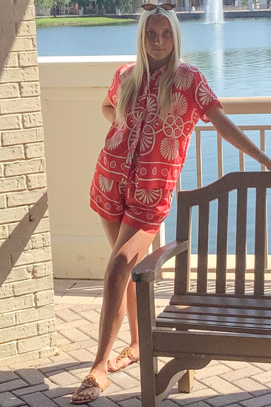 Festival Medallion Short Set