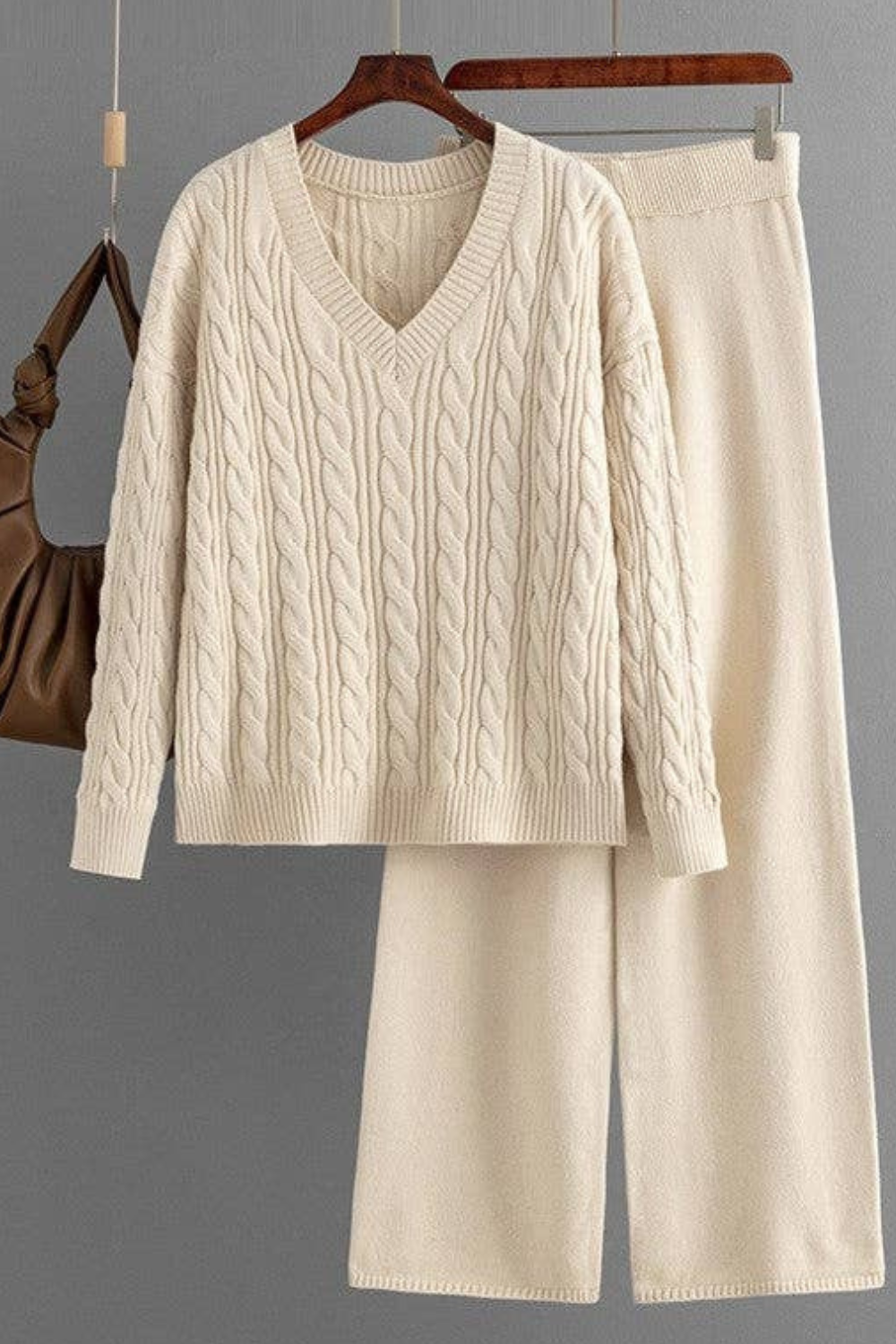 Cozy Cable Knit Lounge Set