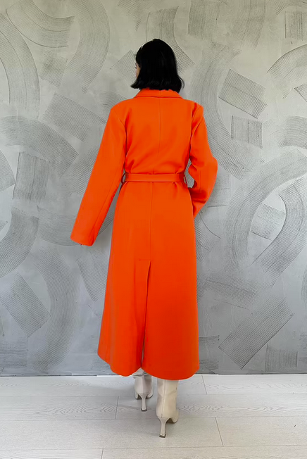 Elegant Ember Wrapover Coat