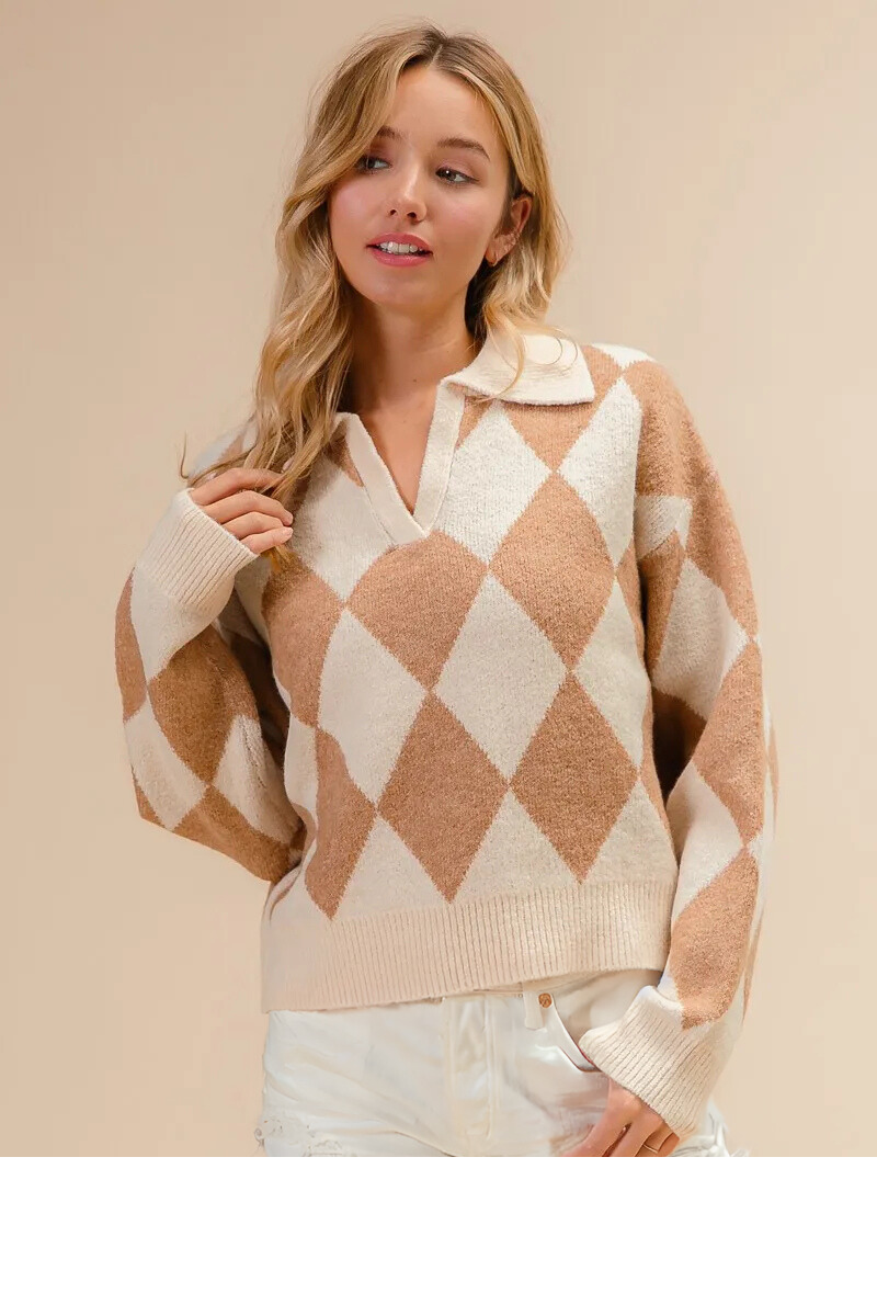 Timeless Comfort Diamond Pullover