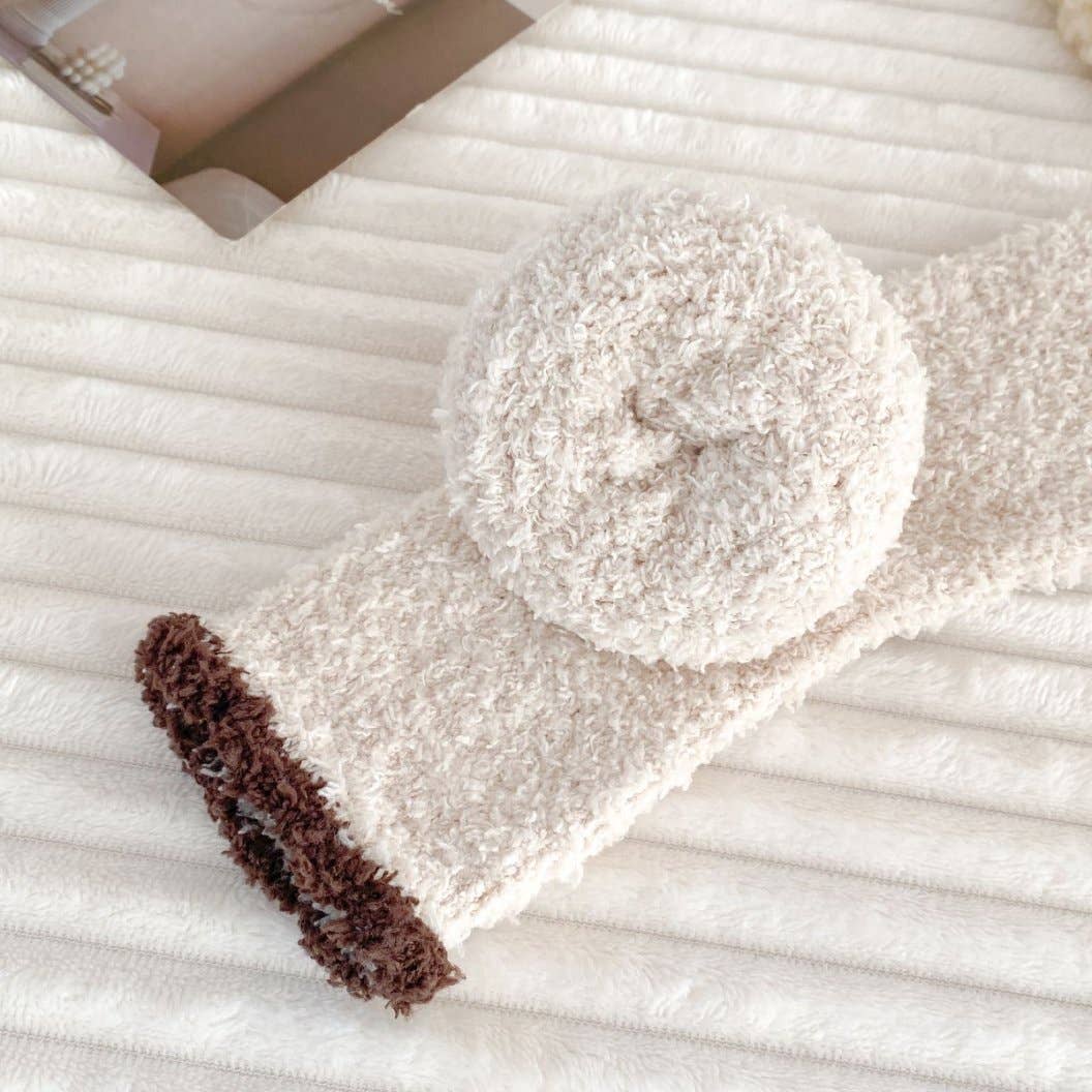 Cozy Heart Cloud Socks