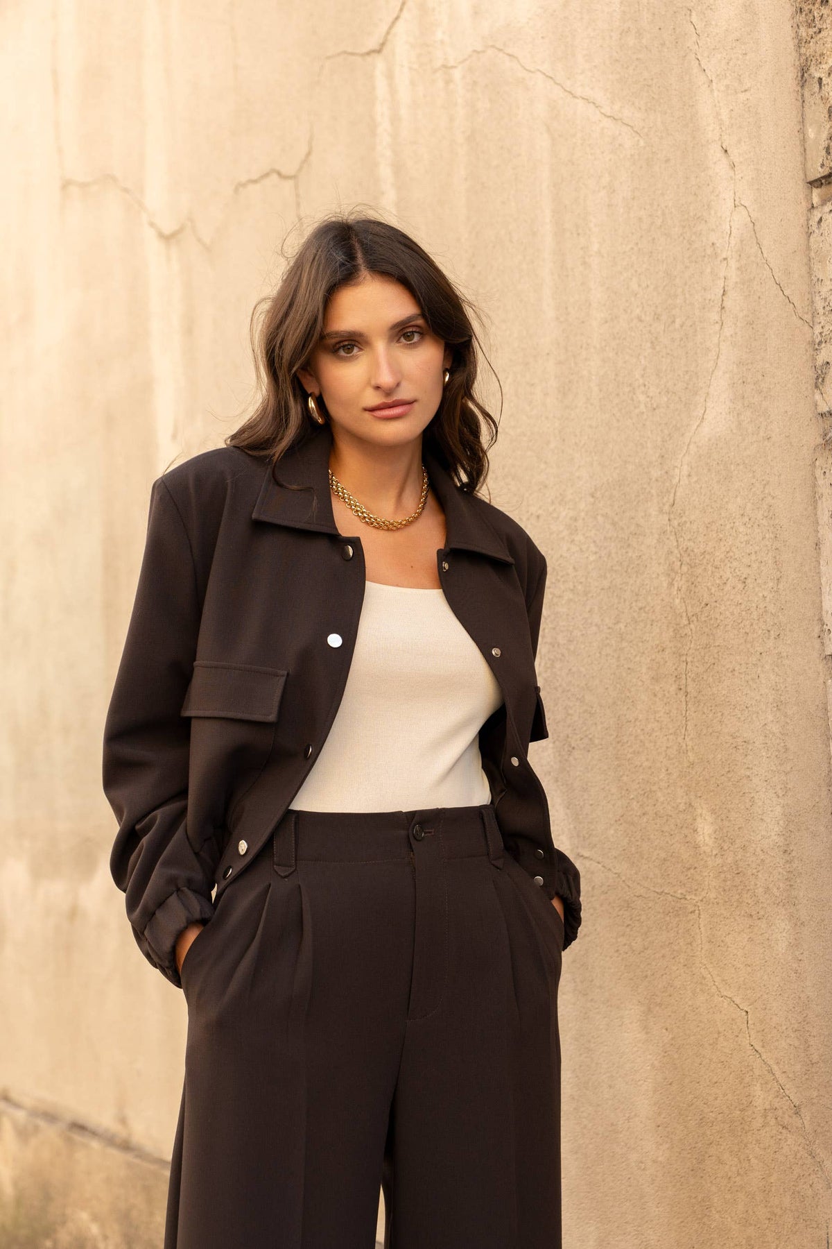 Noir Flight Jacket