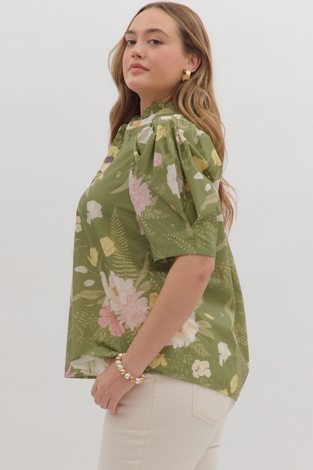 Floral Haven Statement Blouse