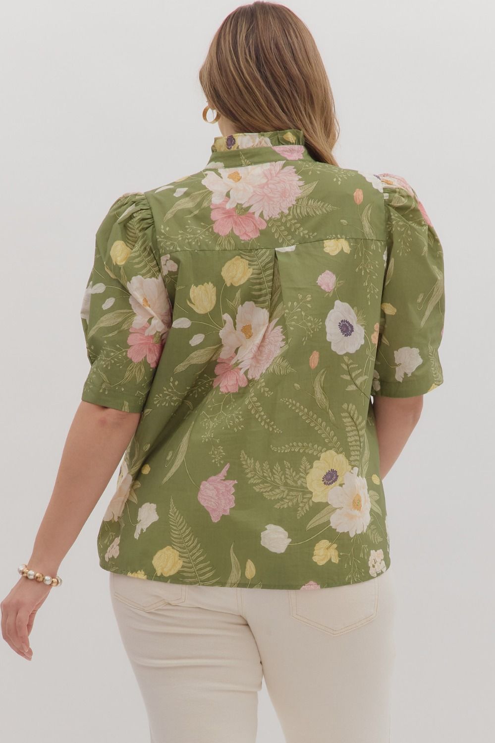 Floral Haven Statement Blouse