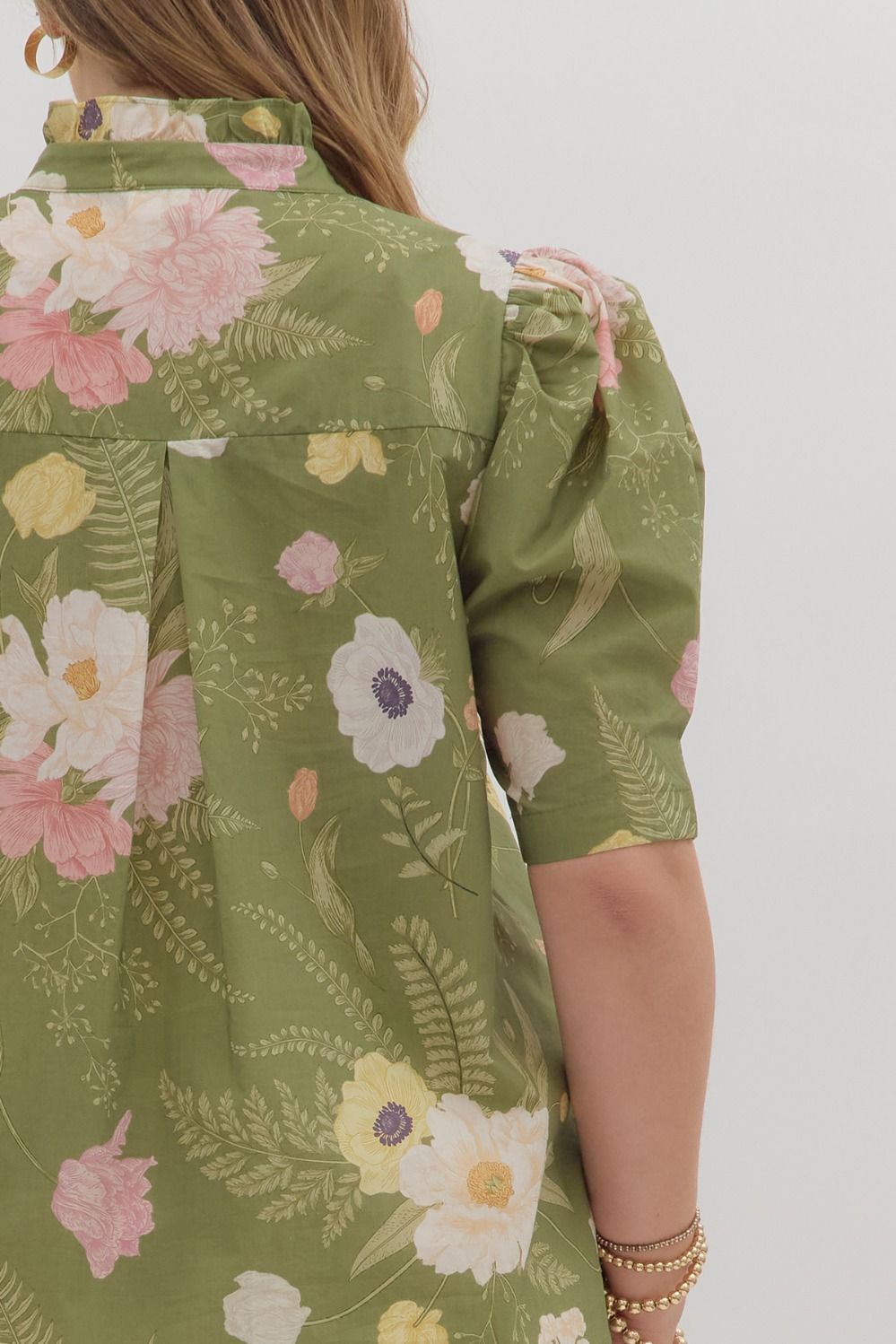 Floral Haven Statement Blouse