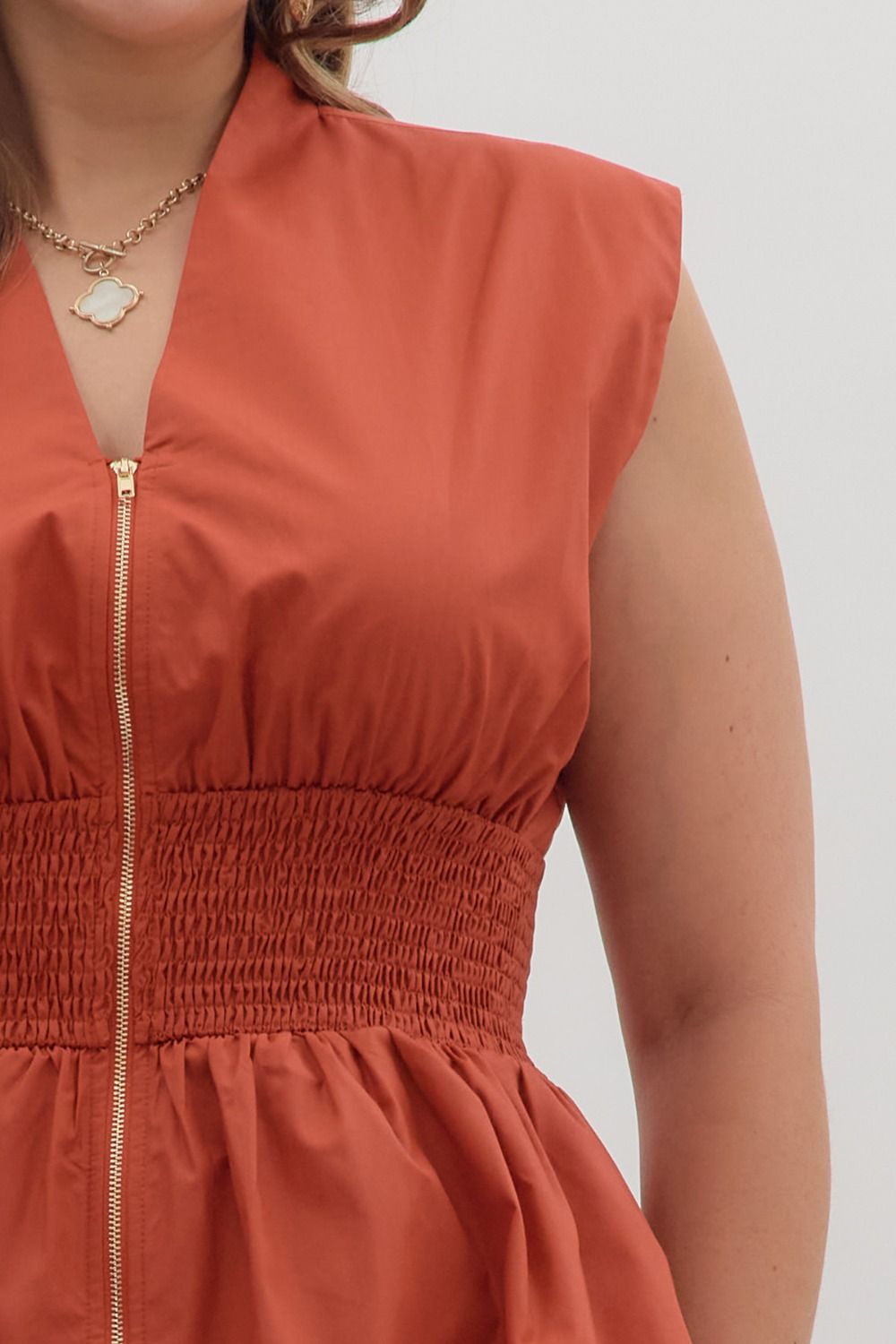 Sienna Smocked Peplum Top