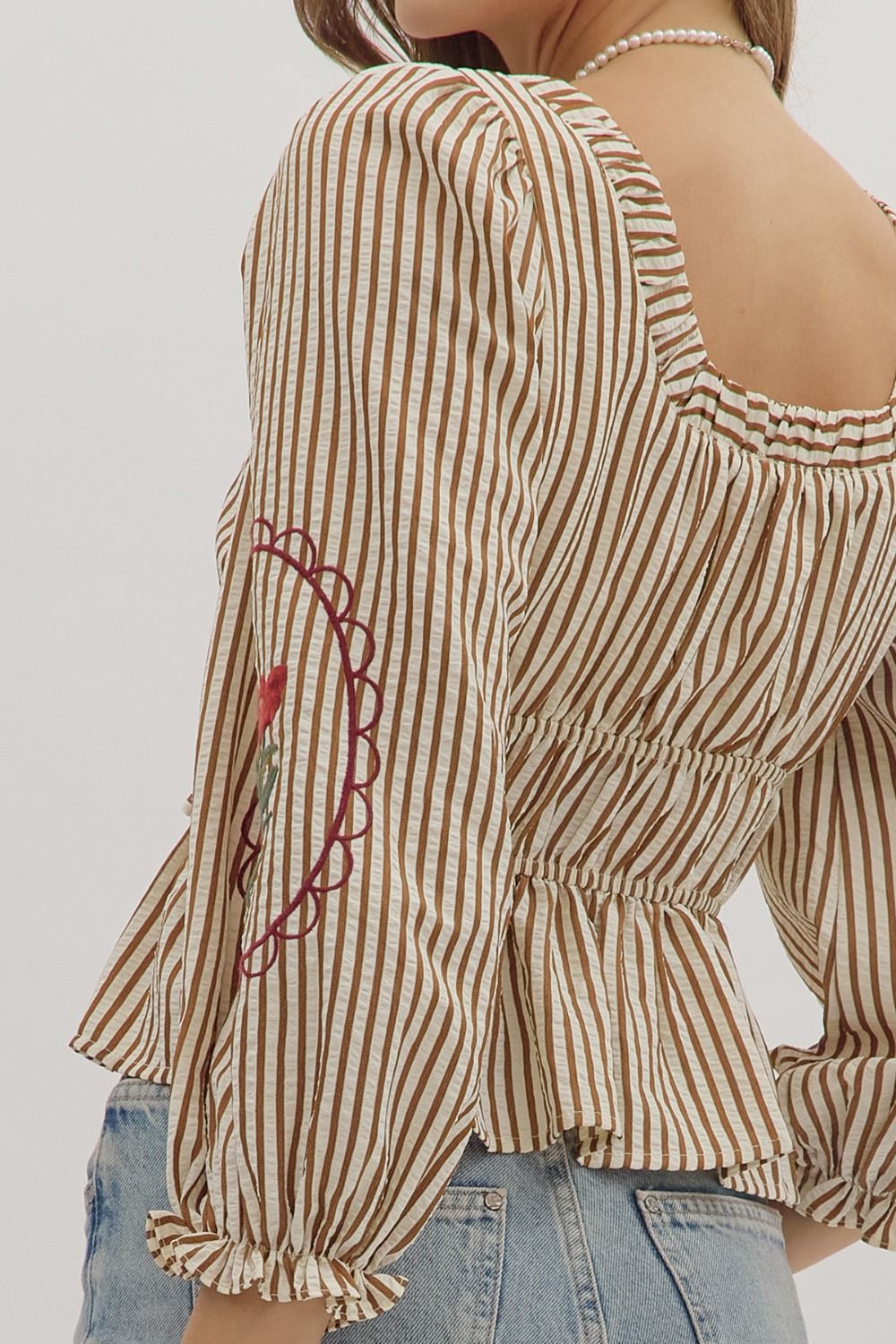 Modern Romance Peplum Top