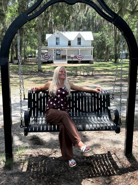 Southern Swing Polka Top