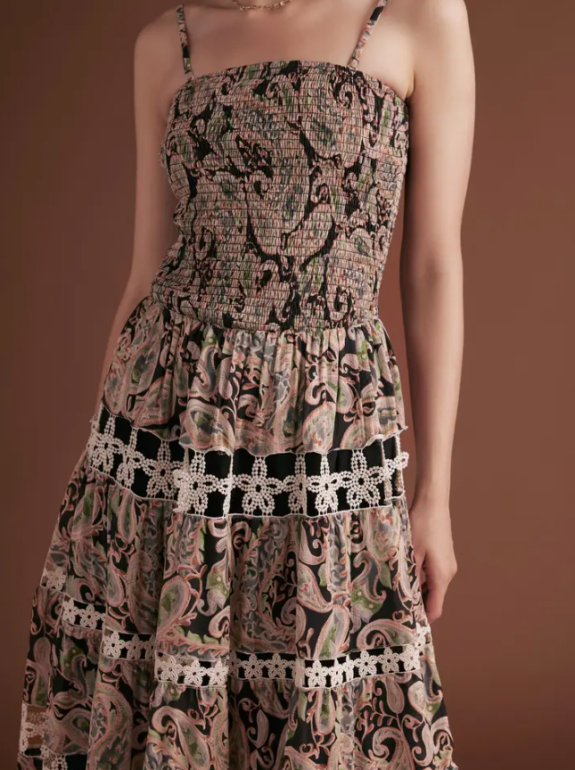 The Everleigh Tiered Midi Dress